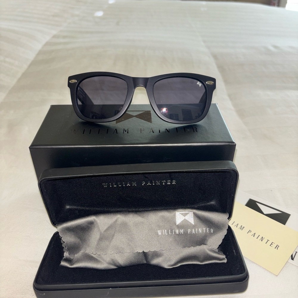William Painter Black Sunglasses